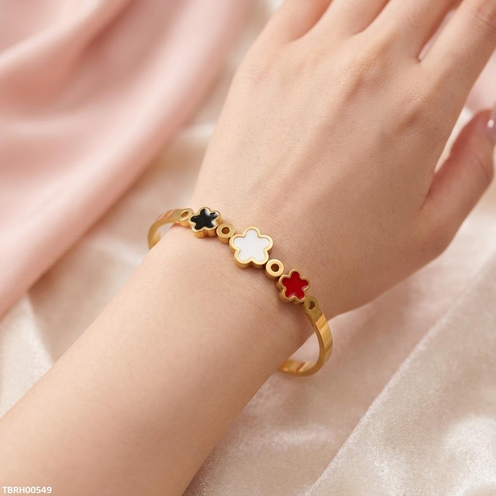 Multi Color Star Stainless Steel Bracelet Adjustable
