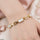 Rectangle Stone Stainless Steel Bracelet Adjustable