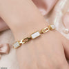 Rectangle Stone Stainless Steel Bracelet Adjustable