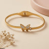 Butterfly Stone Stainless Steel Bracelet Adjustable