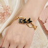 Triple Butterfly Stainless Steel Bracelet Adjustable