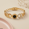 Round Stainless Steel Bracelet Adjustable