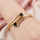 Round Layer Stainless Steel Bracelet Adjustable