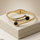 Round Layer Stainless Steel Bracelet Adjustable