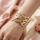 Tree Design Stainless Steel Cuff Bracelet Adjustable