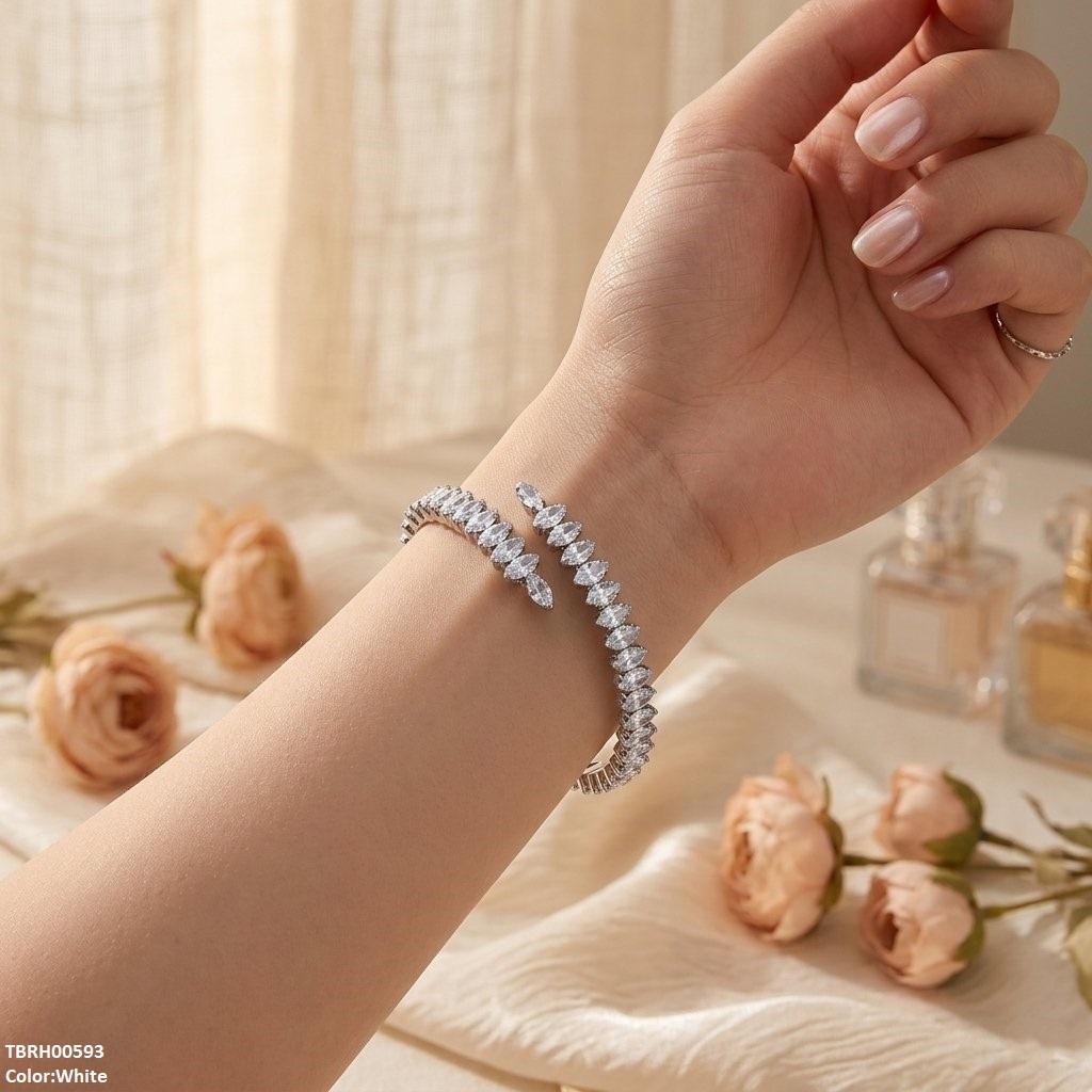 Marquise Stone Zircon Bracelet Openable