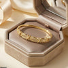 Oval Cross Bracelet Openable