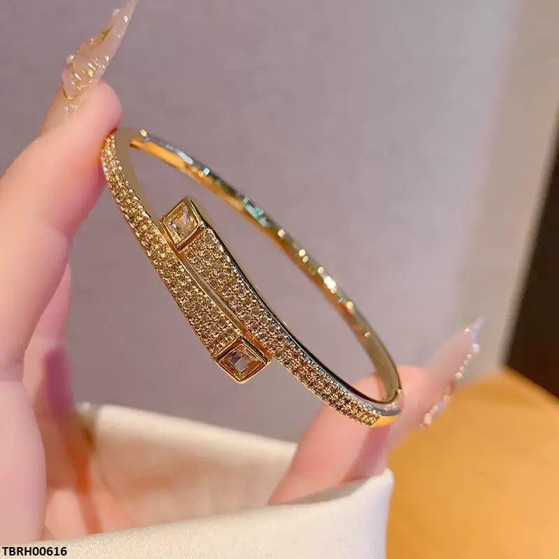 Double Square Stone Bracelet Openable