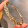 Double Leaf Bracelet Openable