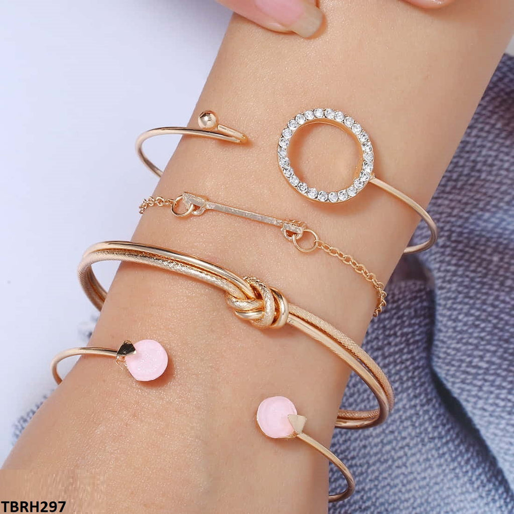 Layer Knot D-link 4 Hand Cuff & Bracelet