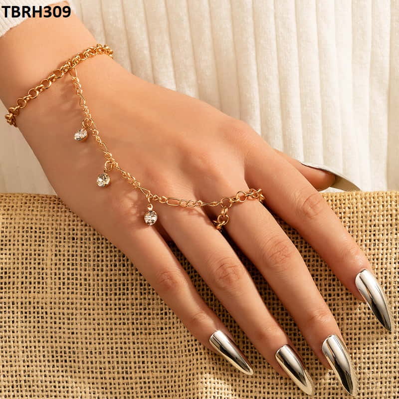 Link Chain Hand Bracelet Openable