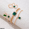 Butterfly/Square/Round Bracelet Set