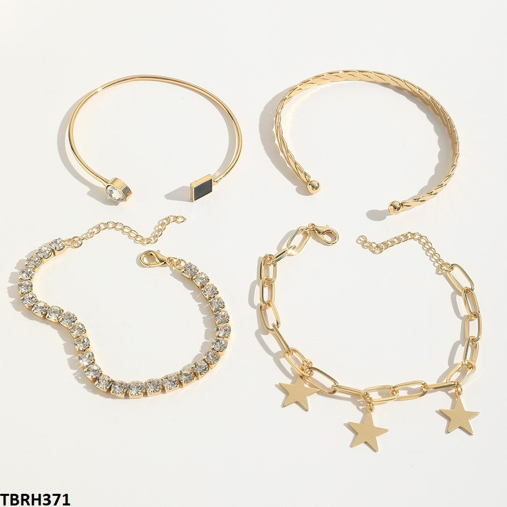 Square/Tear/Star Bracelet Set