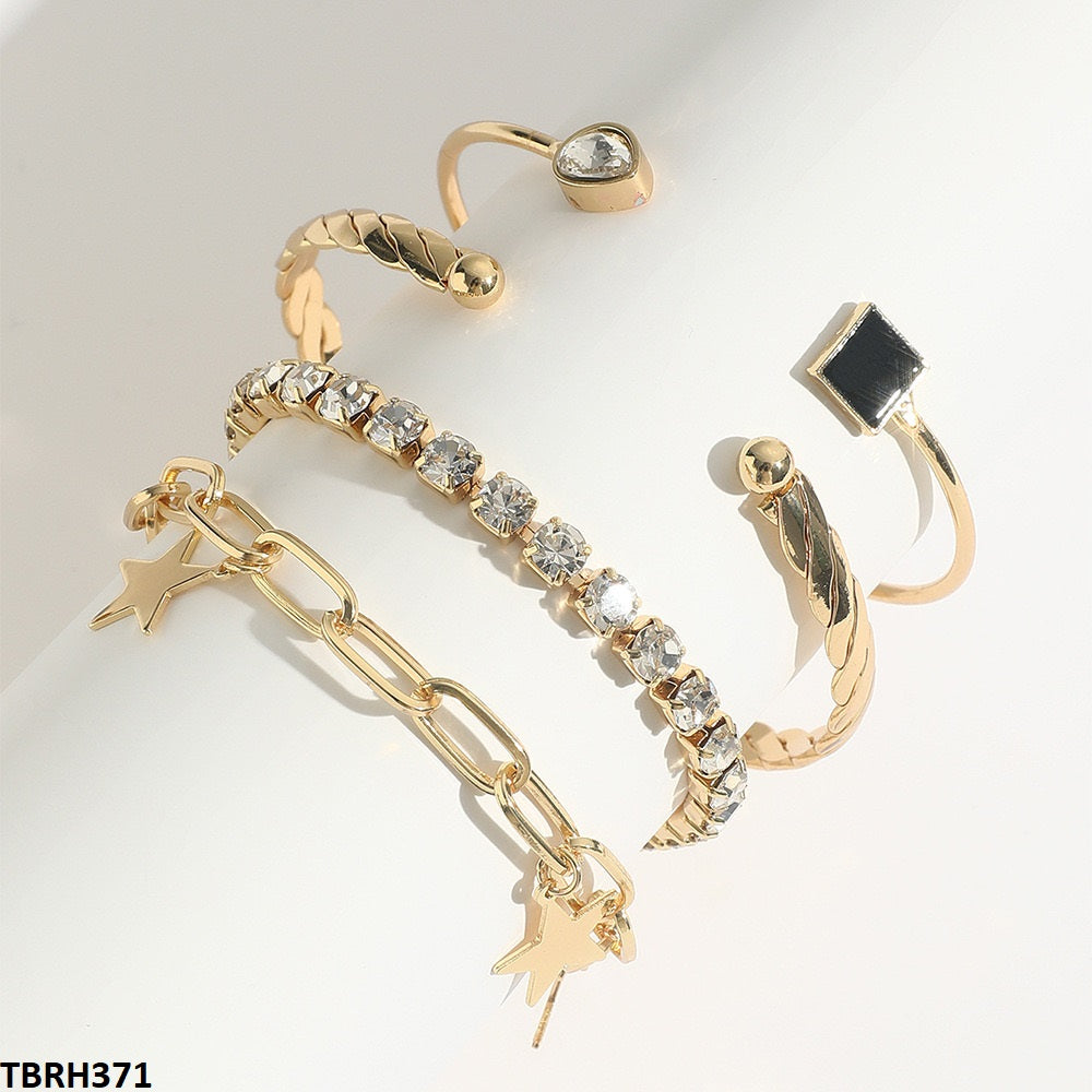 Square/Tear/Star Bracelet Set