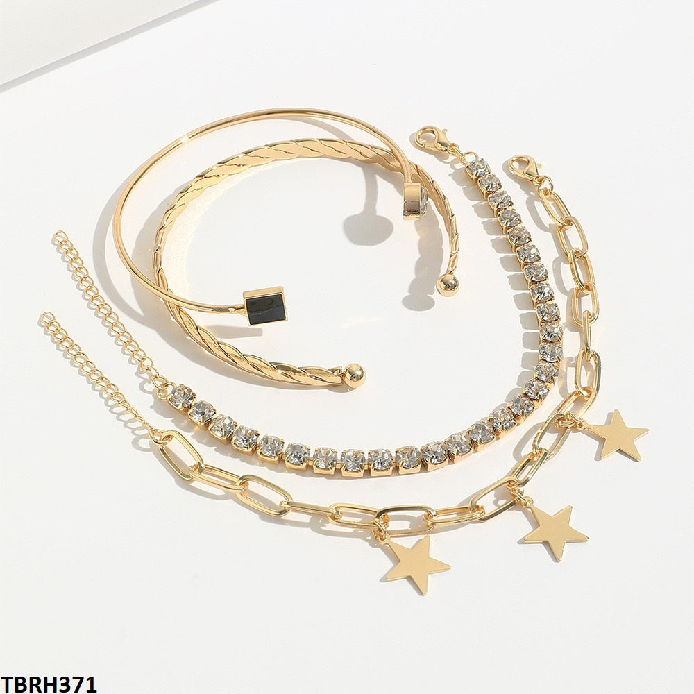 Square/Tear/Star Bracelet Set