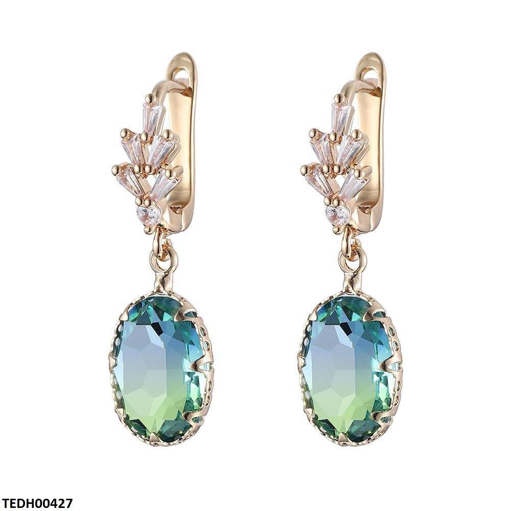 Oval Drop Earrings