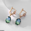 Oval Drop Earrings