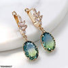 Oval Drop Earrings