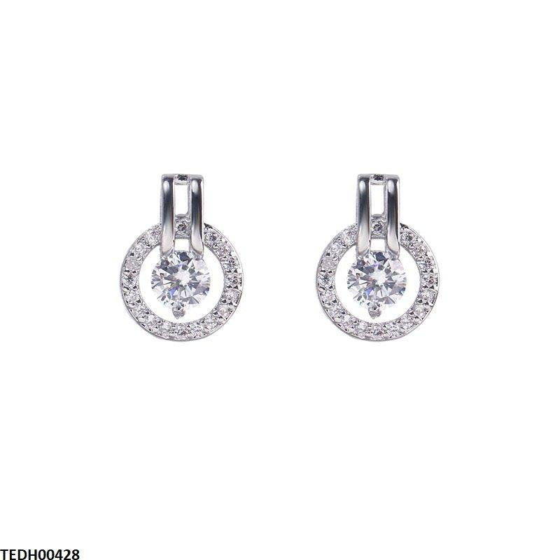 Round Drop Earrings