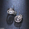 Round Drop Earrings