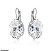 Oval Drop Earrings
