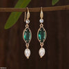 Marquise Pearl Drop Earrings