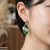 Marquise/Leaf Zircon Flower Earrings