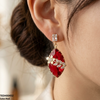 Marquise/Leaf Zircon Flower Earrings