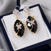 Square/Marquise Drop Zircon Earrings