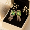 Rectangle Layered Drop Earrings