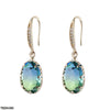 Oval Drop Ear Pair