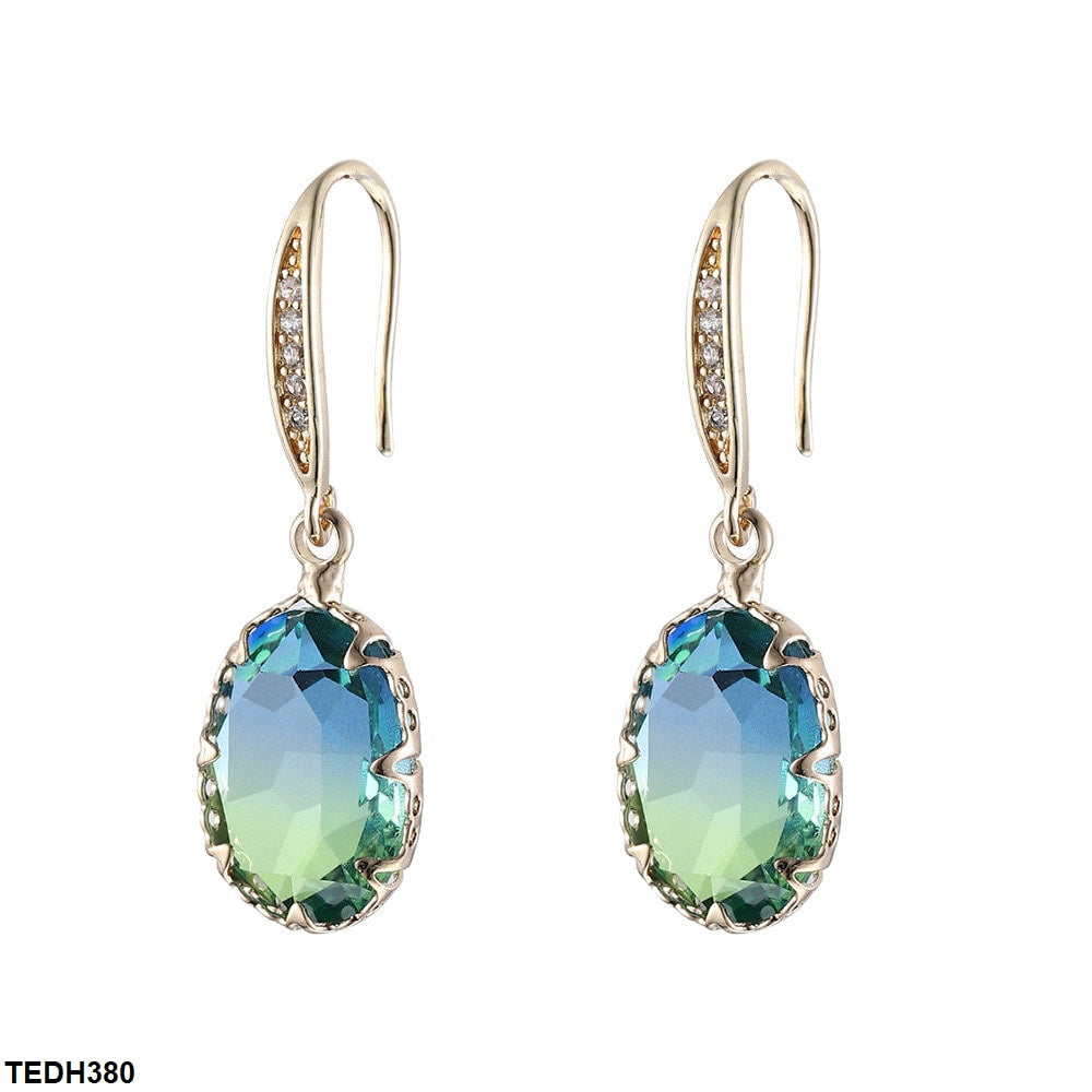 Oval Drop Ear Pair