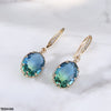 Oval Drop Ear Pair