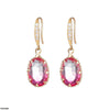 Oval Drop Ear Pair