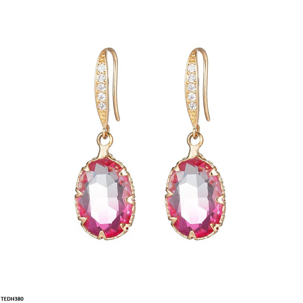Oval Drop Ear Pair