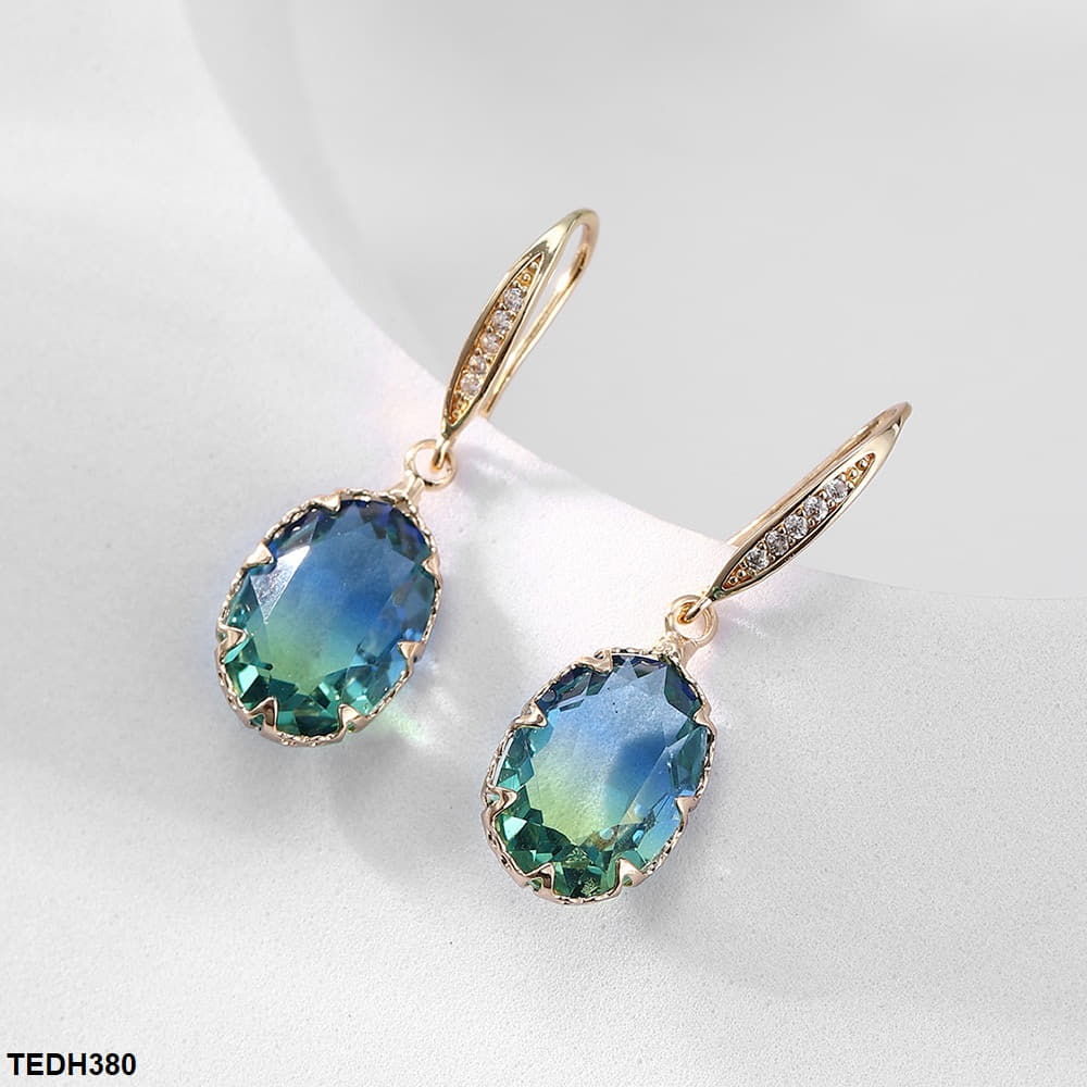 Oval Drop Ear Pair