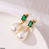 Pear Pearl Drop Ear Pair