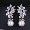 Tear Pearl Drop Earrings