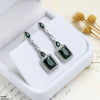 Marquise/Square Drop Earrings