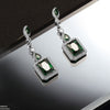 Marquise/Square Drop Earrings