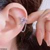 Tear Flower Ear Cuff Single