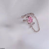 Tear Flower Ear Cuff Single
