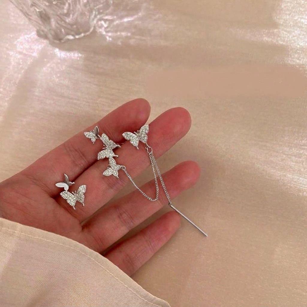 Butterfly 2 in 1 Ear Cuff