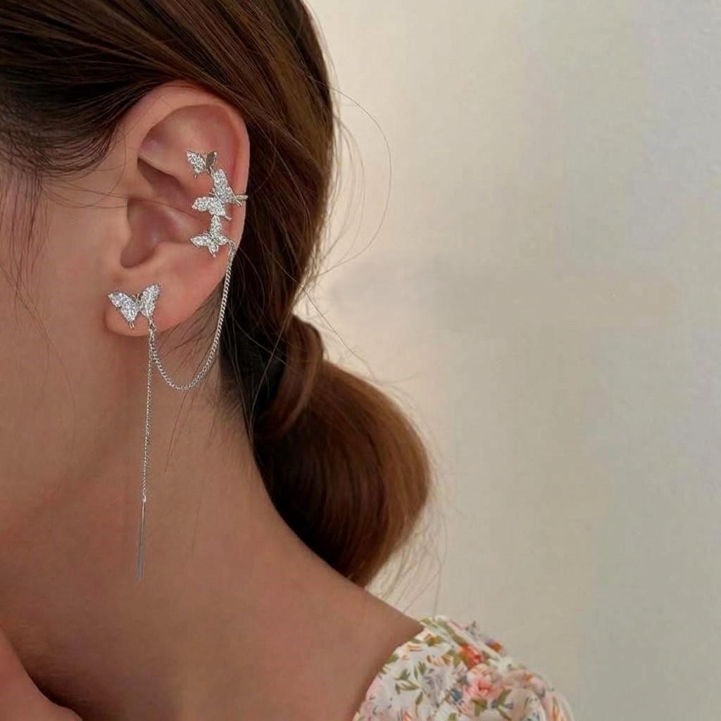Butterfly 2 in 1 Ear Cuff