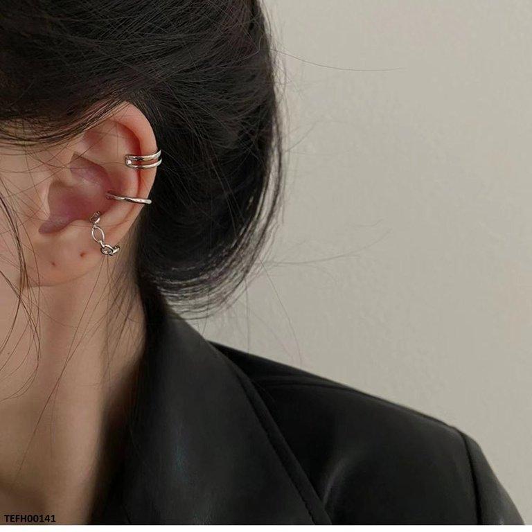 Three Ear Cuff One Side Set