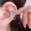 Tear Flower Ear Cuff Single