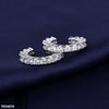 C Sterling Ear Cuff Pair