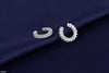 C Sterling Ear Cuff Pair