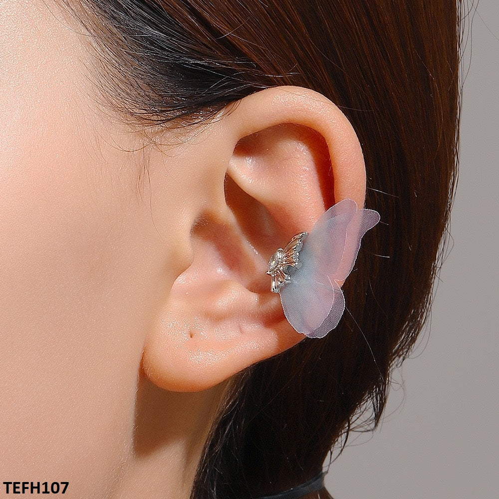 Butterfly Ear Cuff Pair