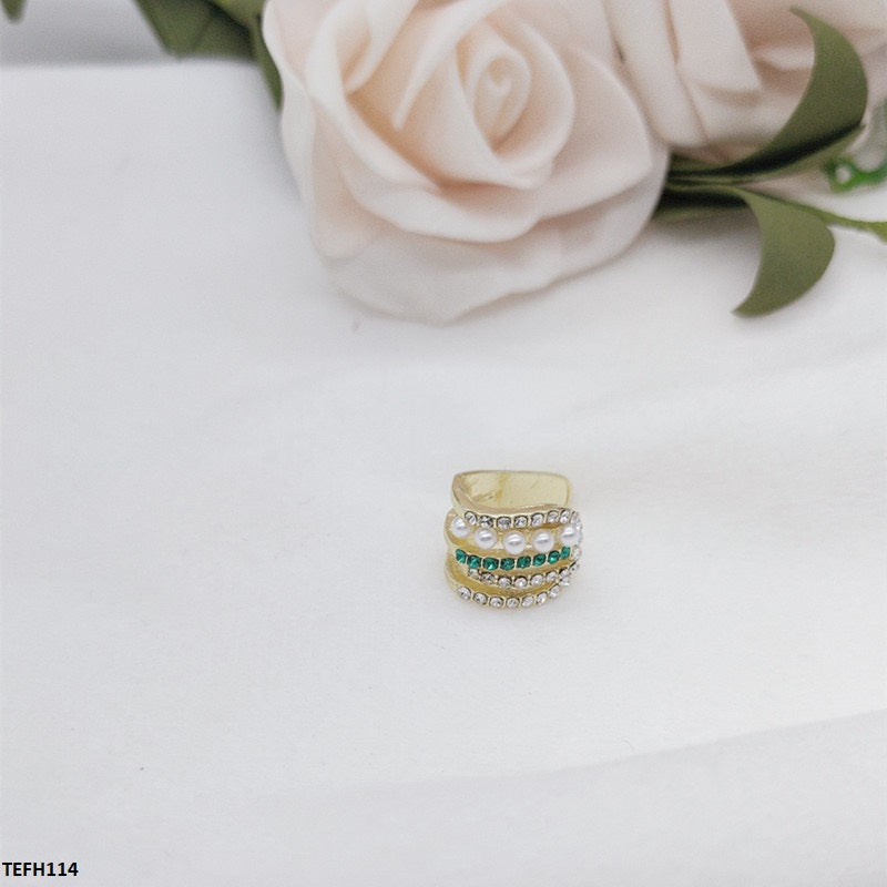 Pearl Stone Ear Cuff Single